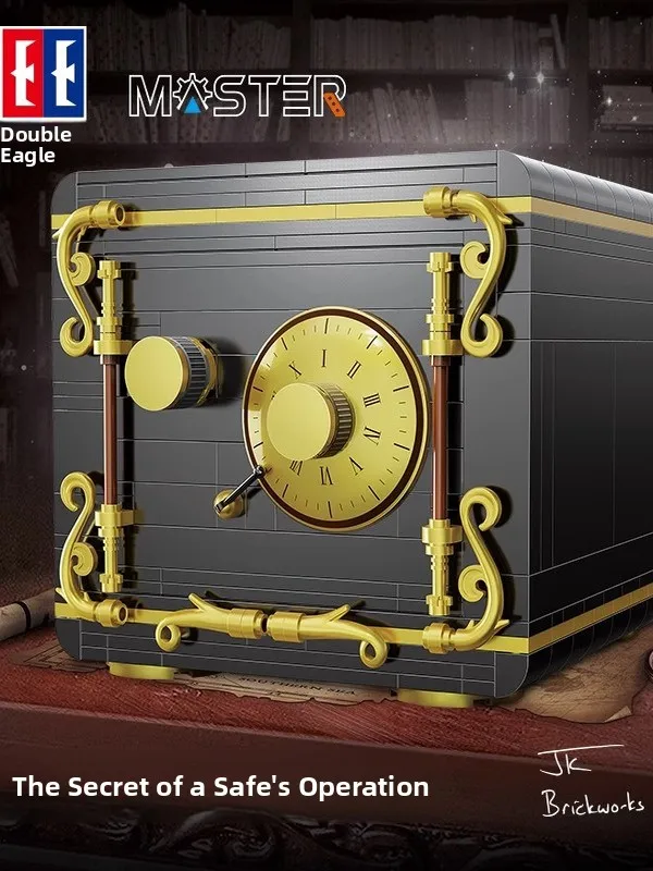 

Конструктор Double Eagle: Сейф-копилка для денег, игрушка для мальчиков, подарок на день рождения, пластиковые блоки Cada Snap Together, развивающие...