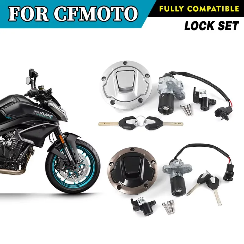 For CFMOTO 800NK Lock Set CF800 NK800 Lock Kit Motorcycle Accessories Original Parts
