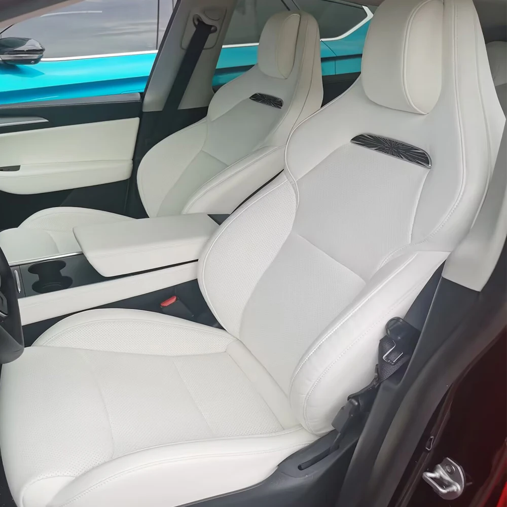 

NEW Sports Ventilation Seat for Tesla Model 3 Y 2016-2025 2026 Front Two Seats Cushion Rear Seat Cover Model 3 Performance Style