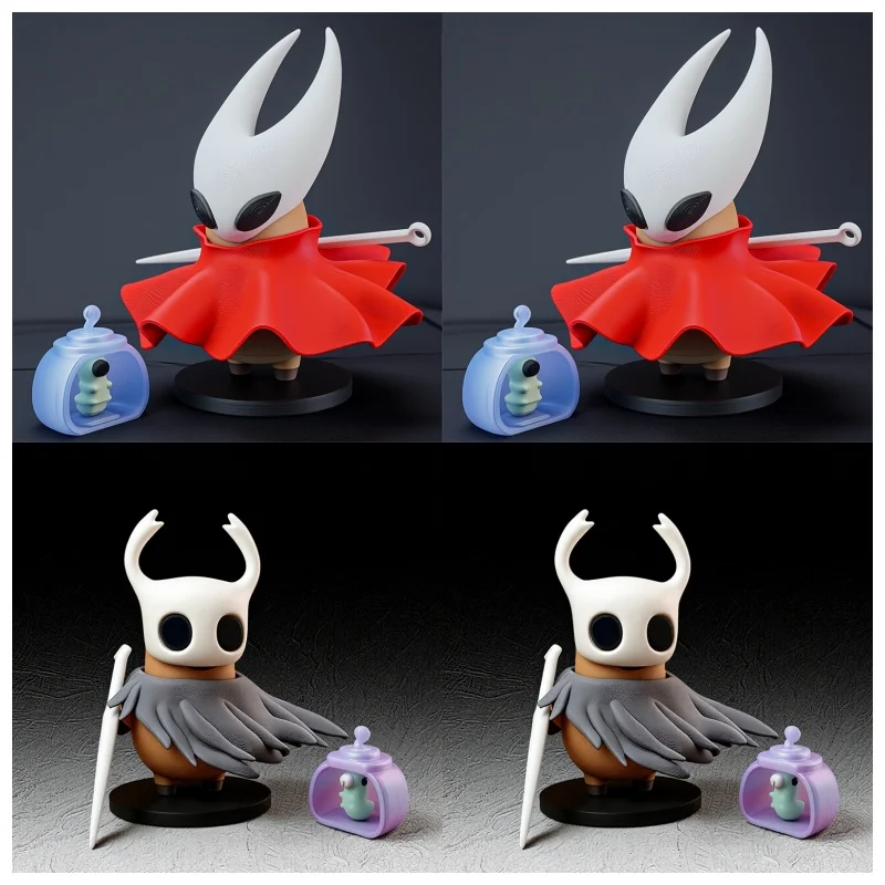 

Полый рыцарь, шелковая песня, игровая периферия, украшение для рабочего стола, магнитная сборка, фигурка, игрушка, милое украшение для рабочего стола, подарок