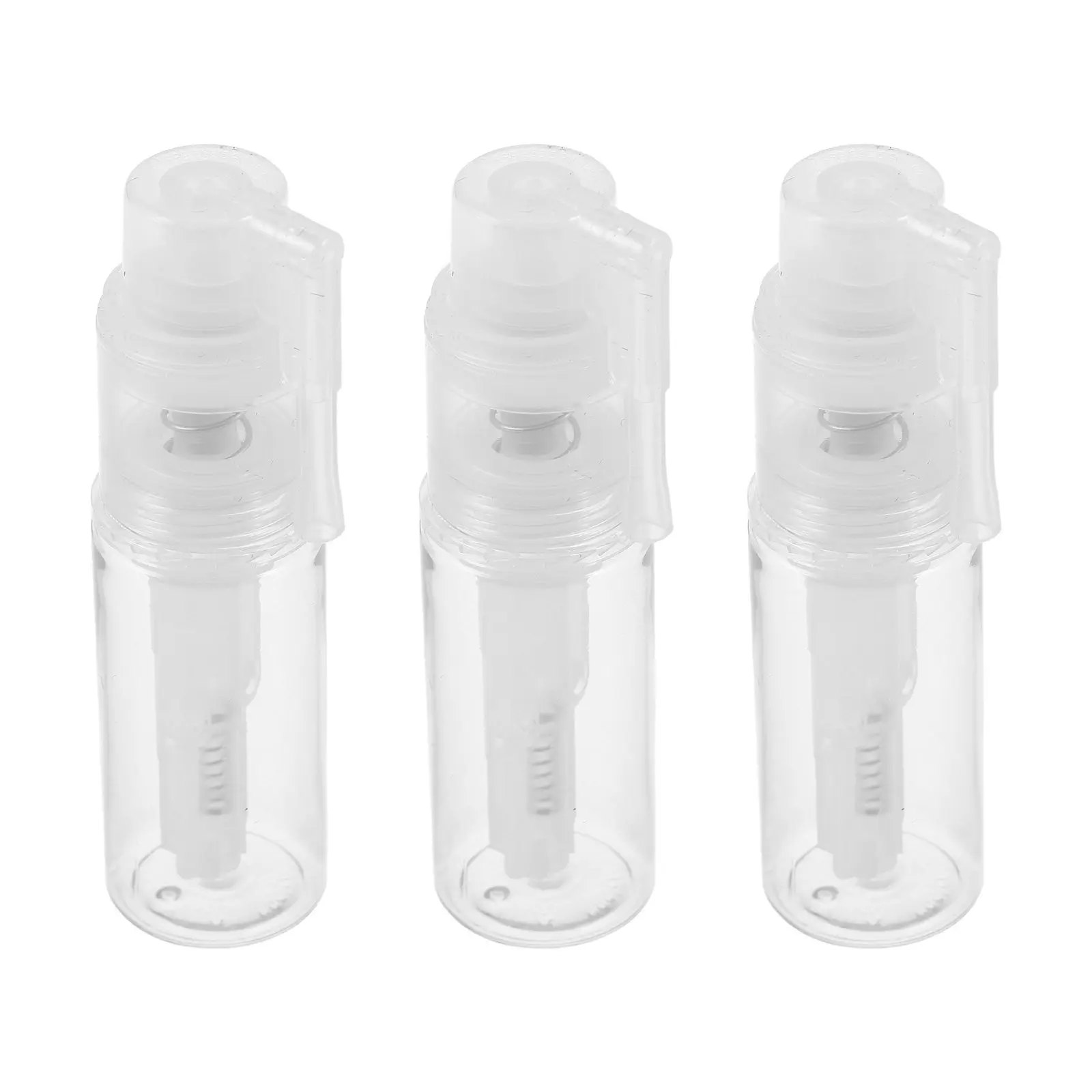 

3Pcs Portable Powder Sprayer Bottle 18Ml Refillable Transparent Travel Size Dusting Container with Thin Nozzle for Even Coverage