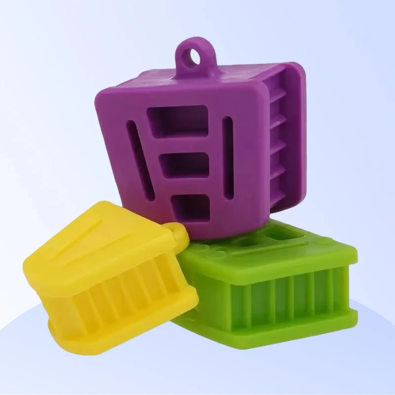 

3Pcs/set Dental Silicone Latex Mouth Prop Bite Blocks Dentistry Mouth Opener Dentistry 3 Colors L/m/s Dental Tools