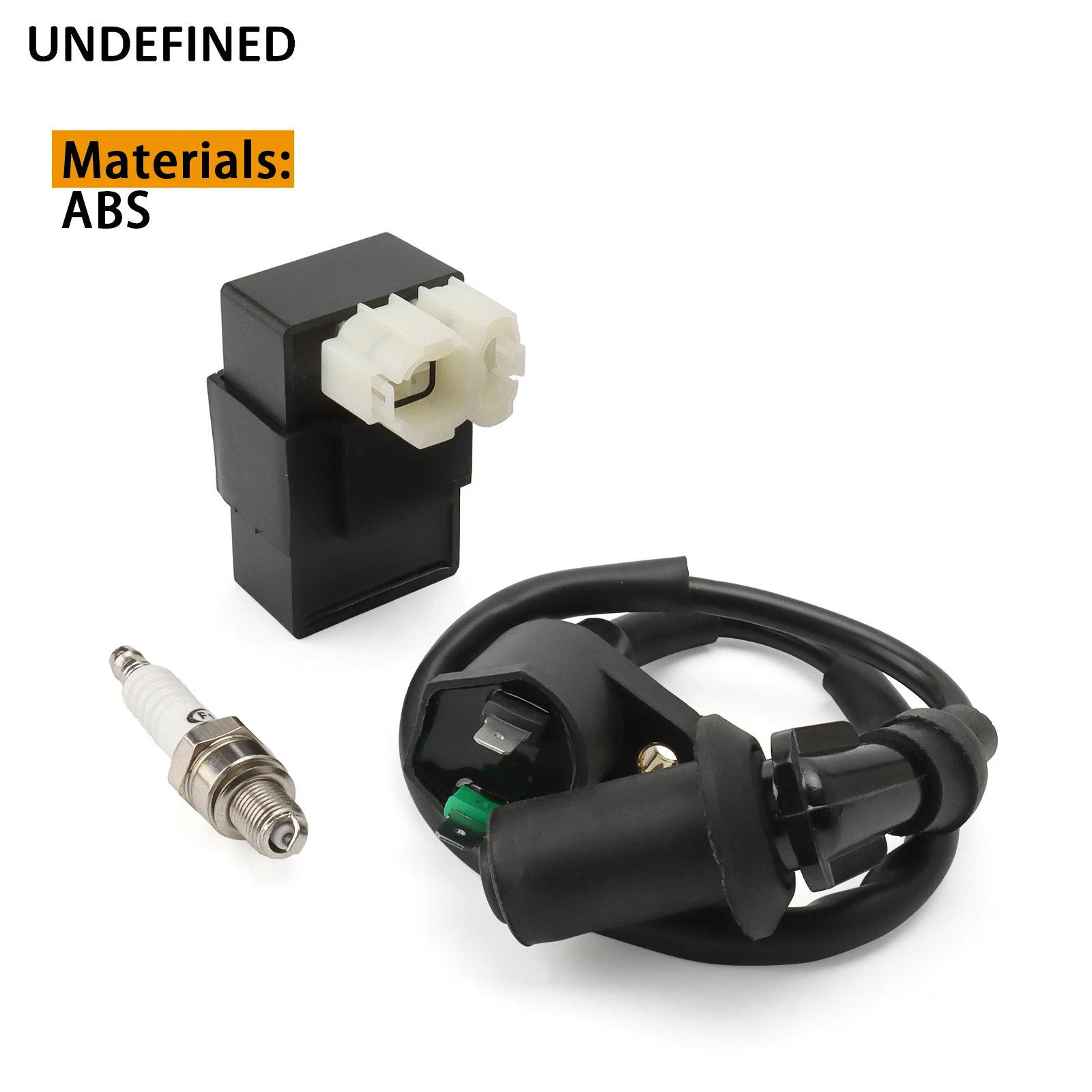 Motorcycle Ignition Coil High Pressure Coil 12V Black For ATVs Scooters 50 70 110 125 150 200 250cc Go Karts UTVs Scooters