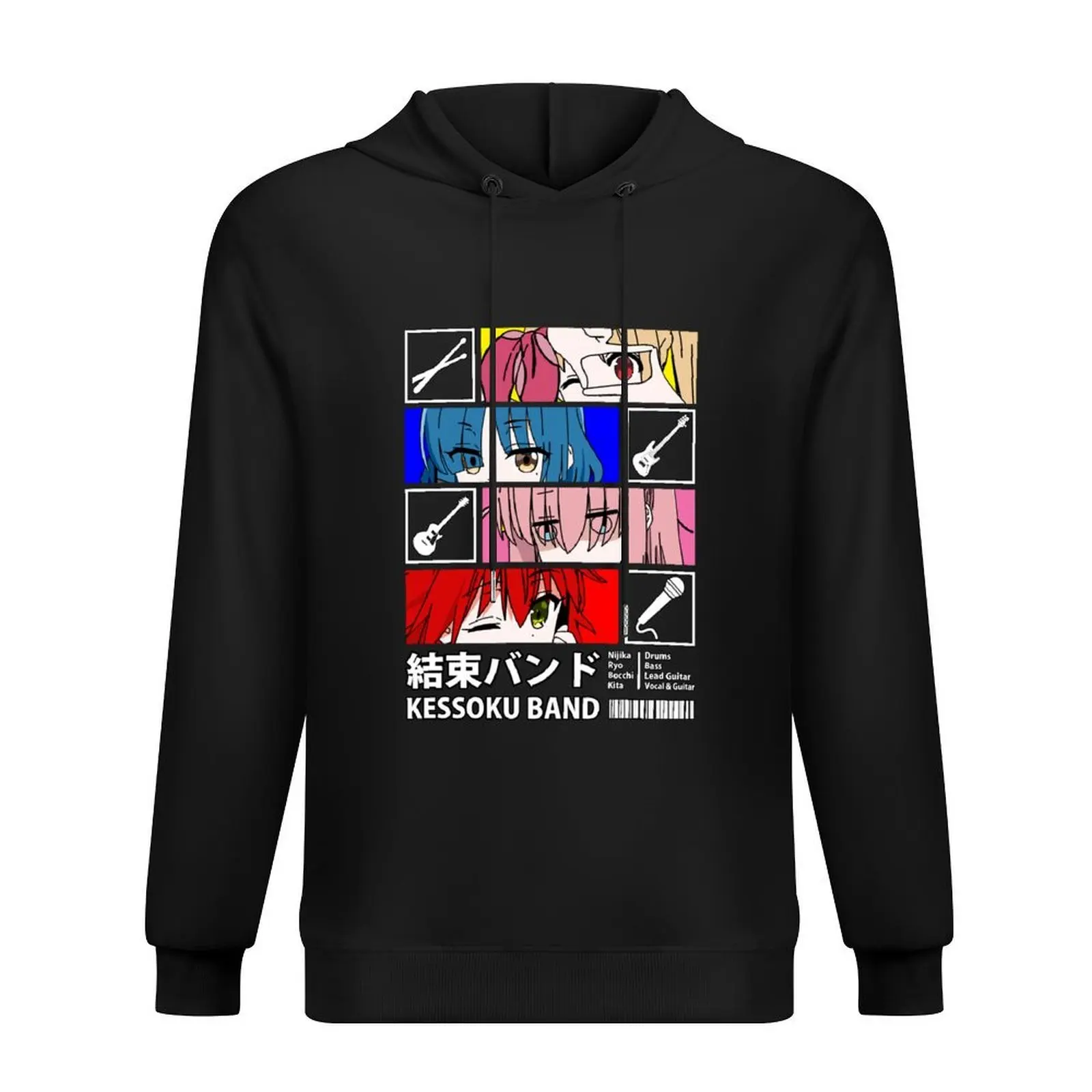 

Kessoku Band Line Up Hoodie men's sweat-shirt anime clothes anime clothing men wear autumn hoodie