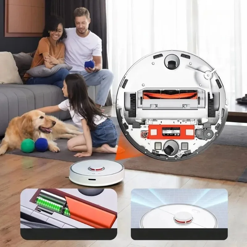

High Capacity Replacement Battery for Xiaomi Roborock, 14.4V, 12800mAh, S55, S60, S65, S50, S51, S5 MAX, S6, Robotic Vacuum Clea