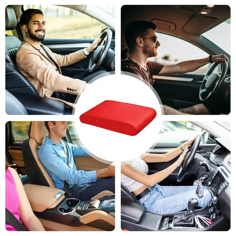 Auto Center Console Armrest Pillow Soft Lightweight Car Armrest Cushion Side Organizer Pocket Design Armrests Parts & - Image 5
