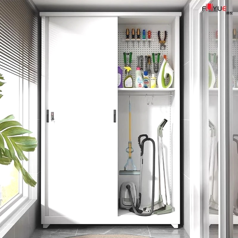 

Скандинавский минималистичный шкаф для инструментов, металлический стальной съемный солнцезащитный крем для хранения, водонепроницаемый нержавеющий шкафчик, бытовой уличный балкон