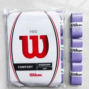 15/30/60 original wilson overgrip antiderrapante raquete de tênis sweatband placa de aperto absorção de choque acessórios de treinamento