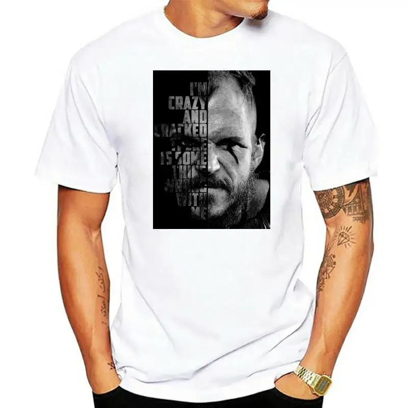 Men T Shirt Vikings Valhalla Novelty Short Sleeve Floki Quote Odin Tee Shirt O Neck Clothes Cotton 4XL 5XL T-Shirt Plus Size