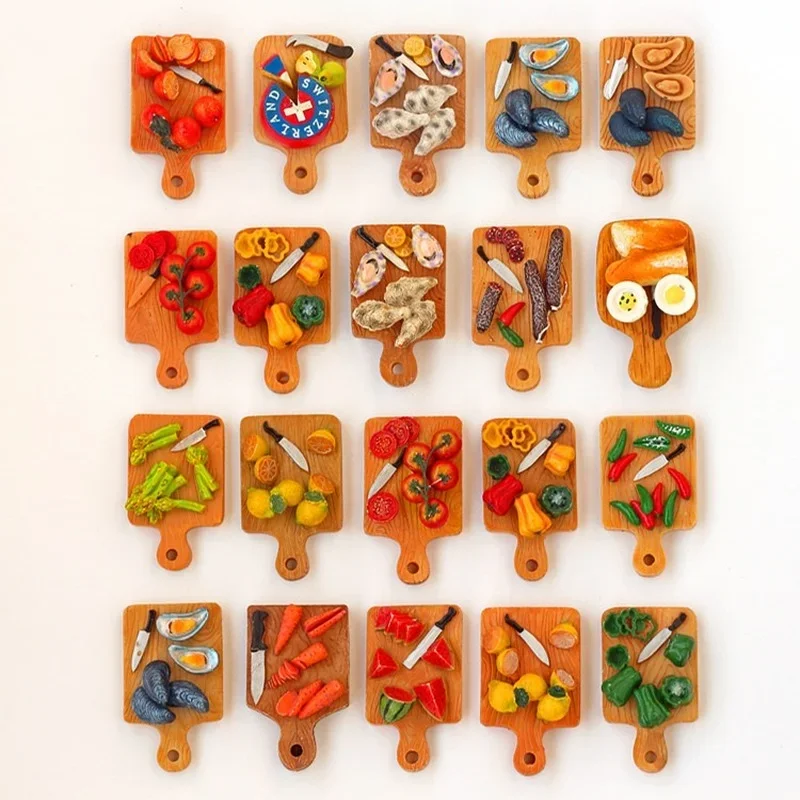 Magnets Aimant Fridge Magnets Ima de Geladeira 3D Simulation Vegetables Resin Magnetic Refrigerator Stickers Calamite da Frigo