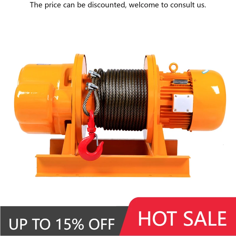 

Hot Sale Electric Steel Wire Rope Pulling Winch Lifting Steel Wire Rope Pulling Winch 5 Ton Electric Winch