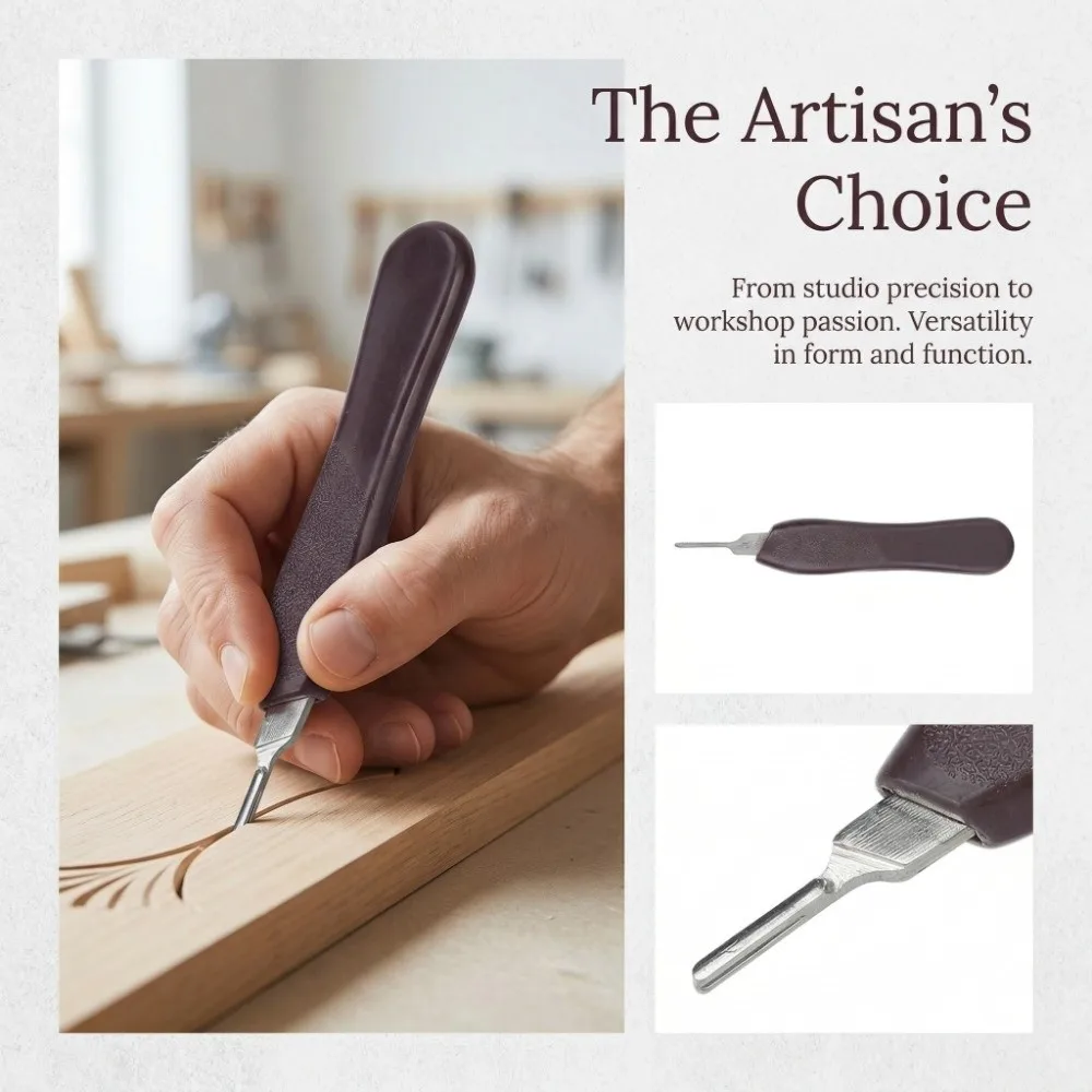 

High Strength Precision Carving Tool Professional Universal Surgical Handle Ergonomic Durable Gold Tool Gold Processing