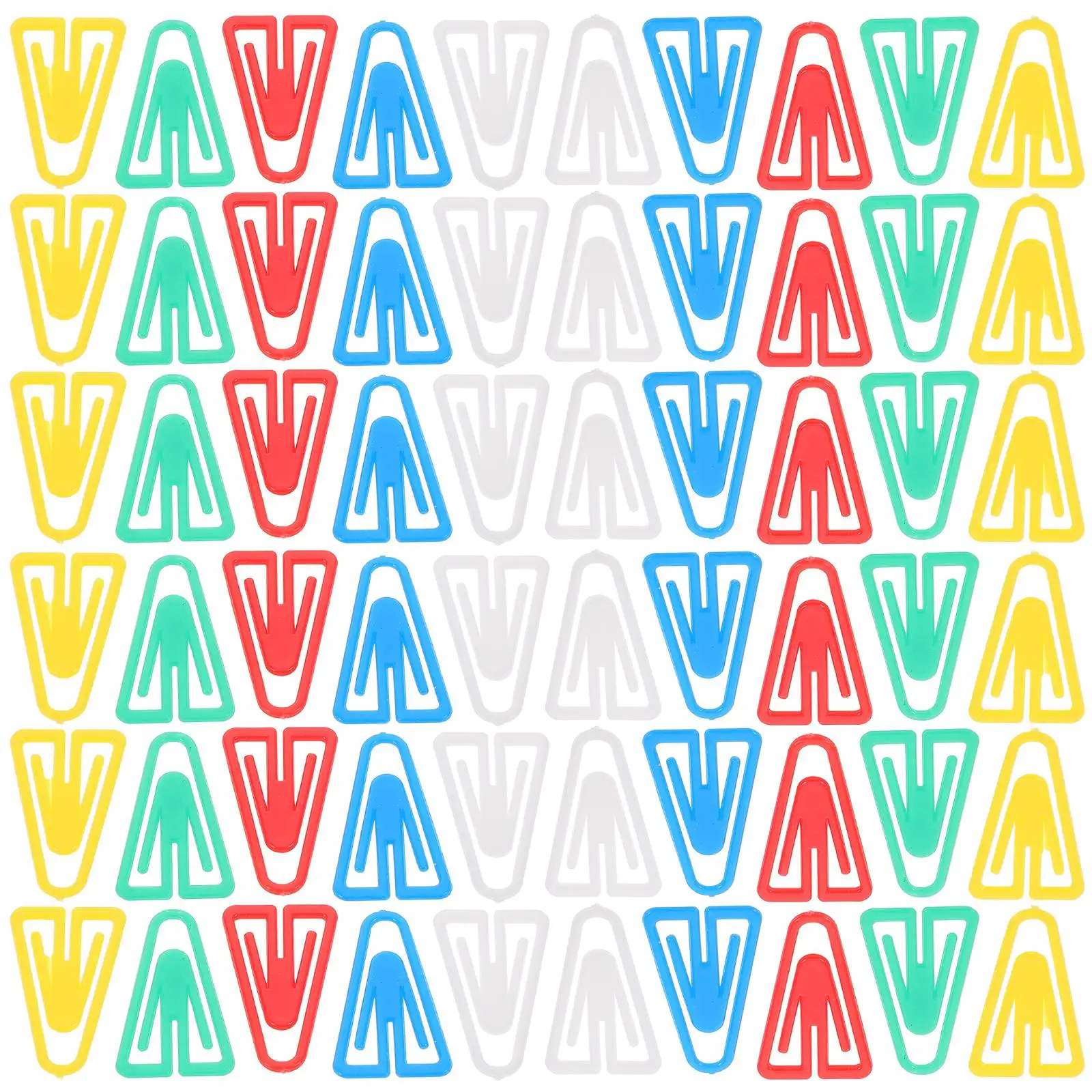 100 Pcs Clips Colored Paper Clips Colored Small Paperclips Small Multi Use File Document Office Supplies Decorative Cute
