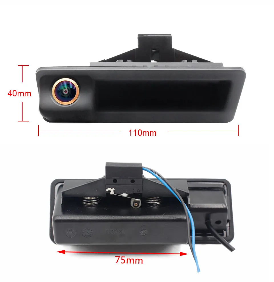 Rückfahrkamera für BMW X1 X3 E39 E53 E82 E88 E84 E90 E91 E92 E93 E60 E61 E70 E71 E72 AHD 2K Fisheye-Objektiv-Kamera – Detail 6