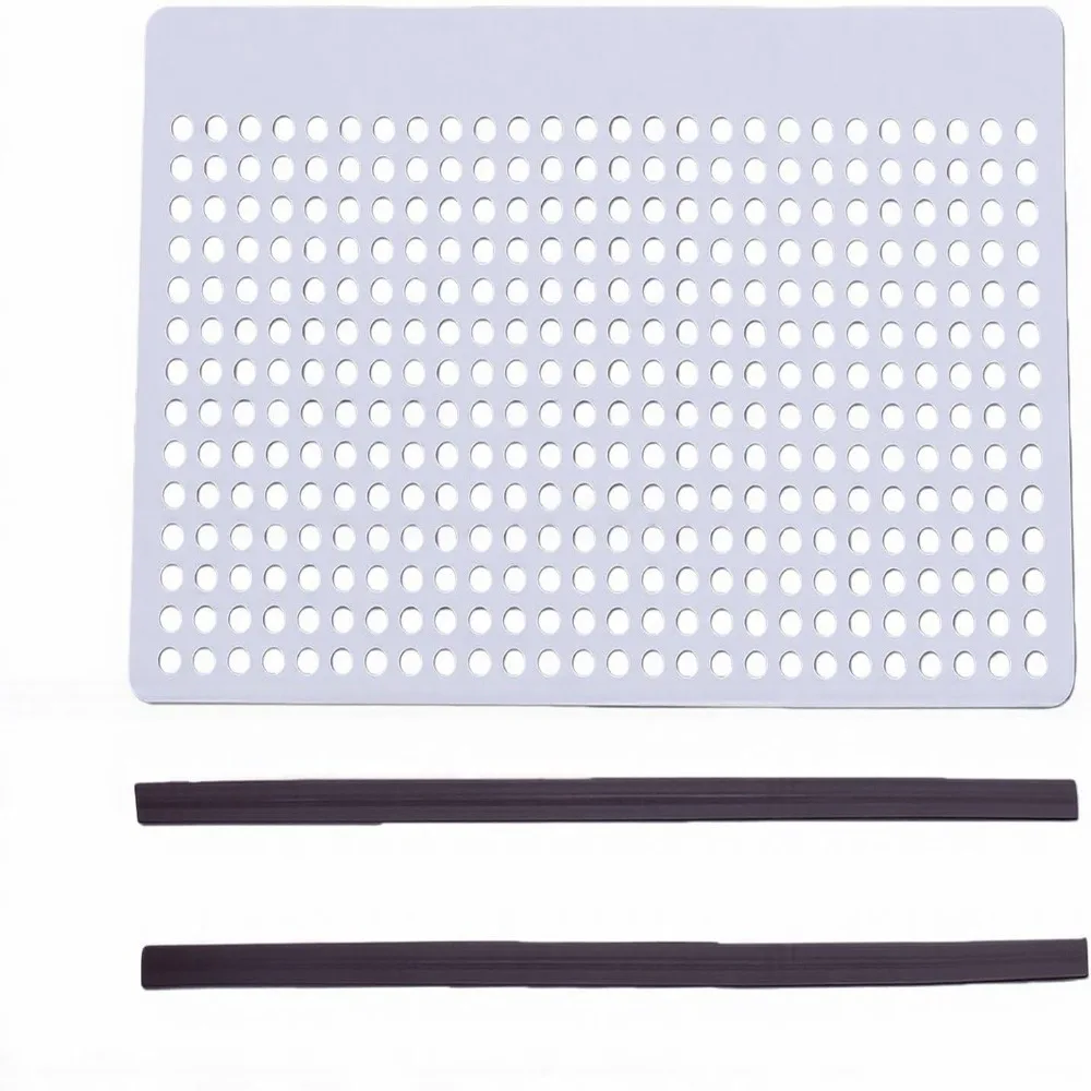 Durable White Pool Skimmer Guard Magnetic PVC Skimmer Basket Protector Rustproof Removable Pool Skimmer Screen
