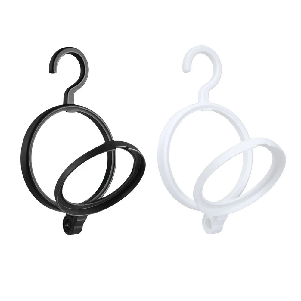 1PCS Portable Plastic Wig Stand - Black/White Drying Display Styling Tool for Multiple Wigs Hanging Hanger