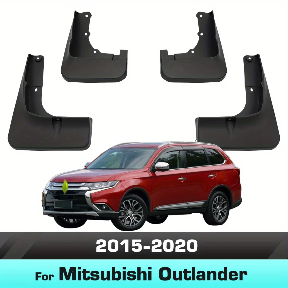 Für Mitsubishi Outlander 2015 2016 2017 2018 2019 2020 Kotflügel-Schmutzschutz 4-teiliges Set Spritzschutz Kotflügel Auto-Zubehör