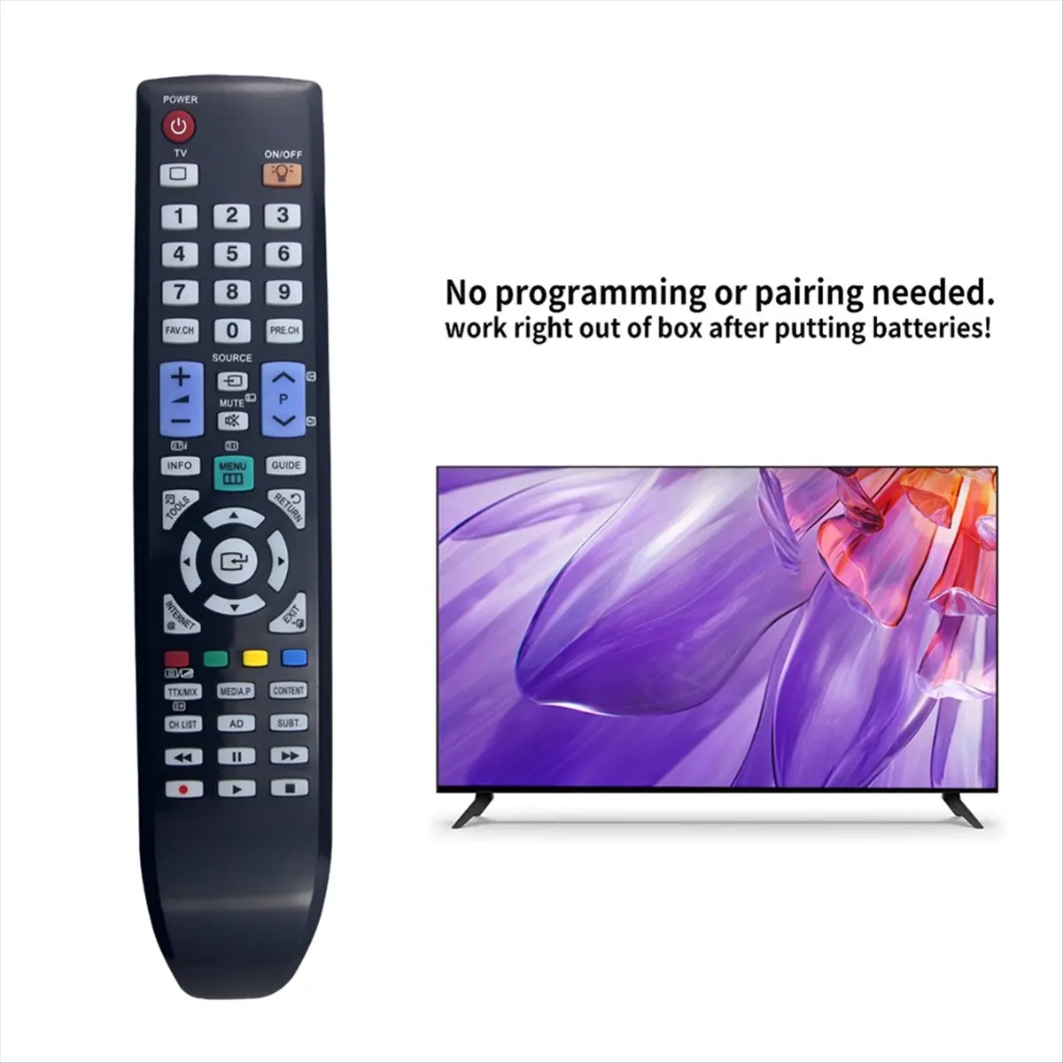 

[Value Pack]Remote Control Replace BN59-00937A for TV BN59-00936A BN59-00935A BN59-00860A PS50B679 PS58b859 PS50B859