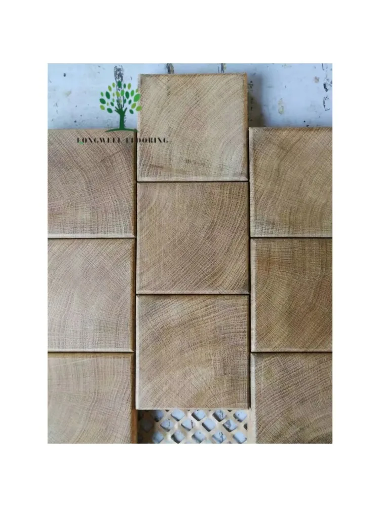 Customized version Solid wood square parquet tile