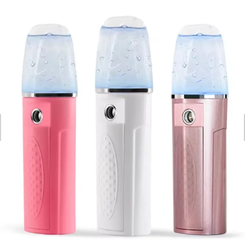 High Quality USB Charge Face Steamer Beauty Cold Spray Mist Sprayer Face Moisturizing Steamer