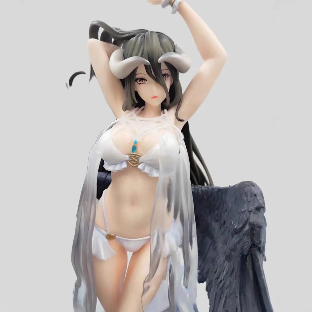 

Overlord Albedo Swimsuit Action Figure 32cm PVC Anime Girl Statue Collectible Model Desk Decoration For Birthday Holiday Gift