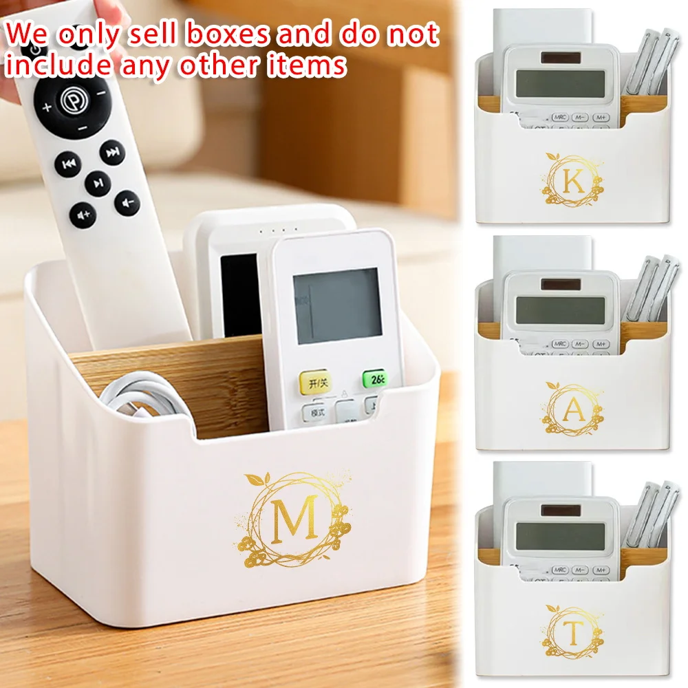 

Grid Storage Organizer Tabletop Containter Multifunctional Case Large Capacity For Makeup Tools Stationery Wreath Letter Pattern