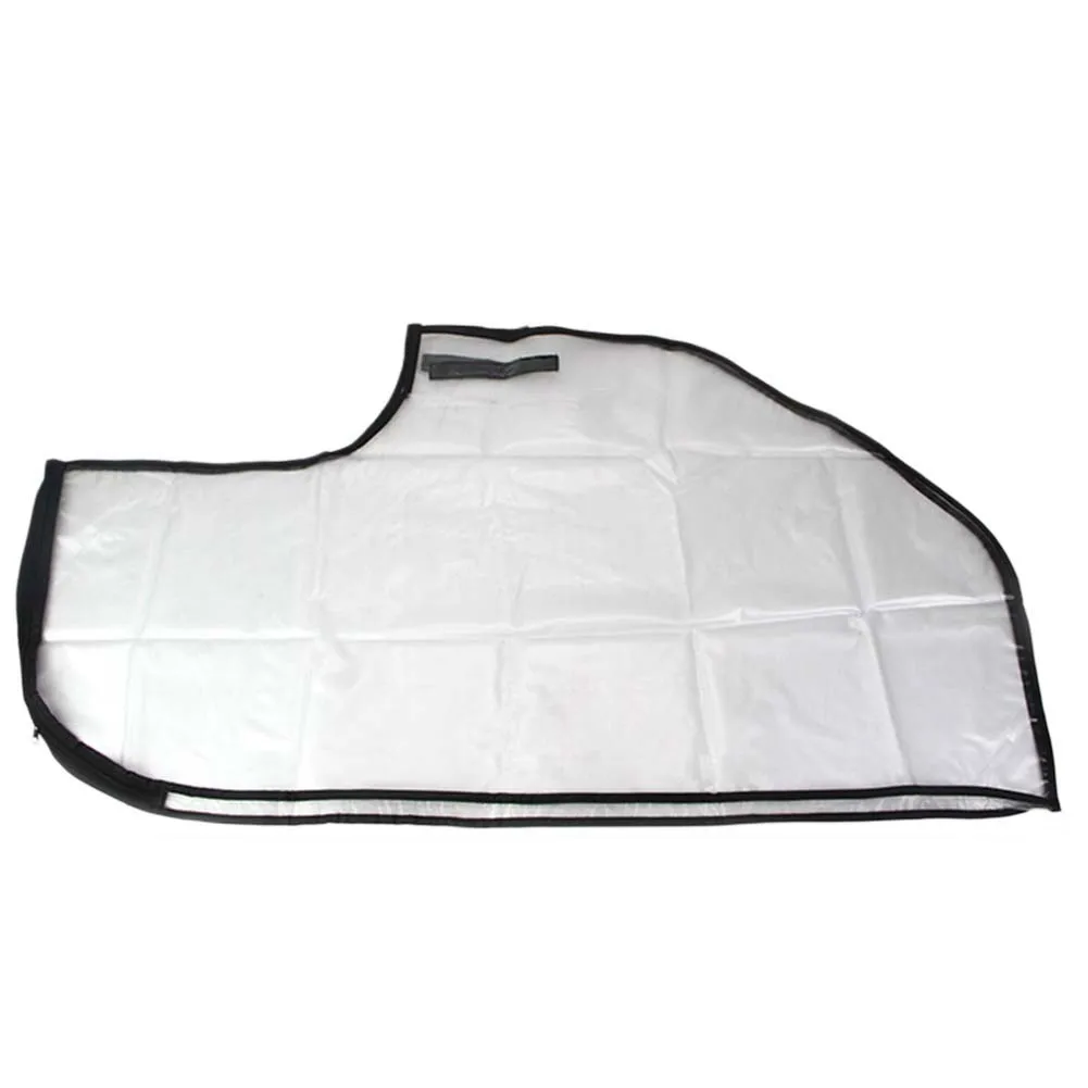 

Golfing Outdoor Use Transparent Transparent PVC Cover Transparent Waterproof Golf Cover Waterproof Zipper Fine Workmanship