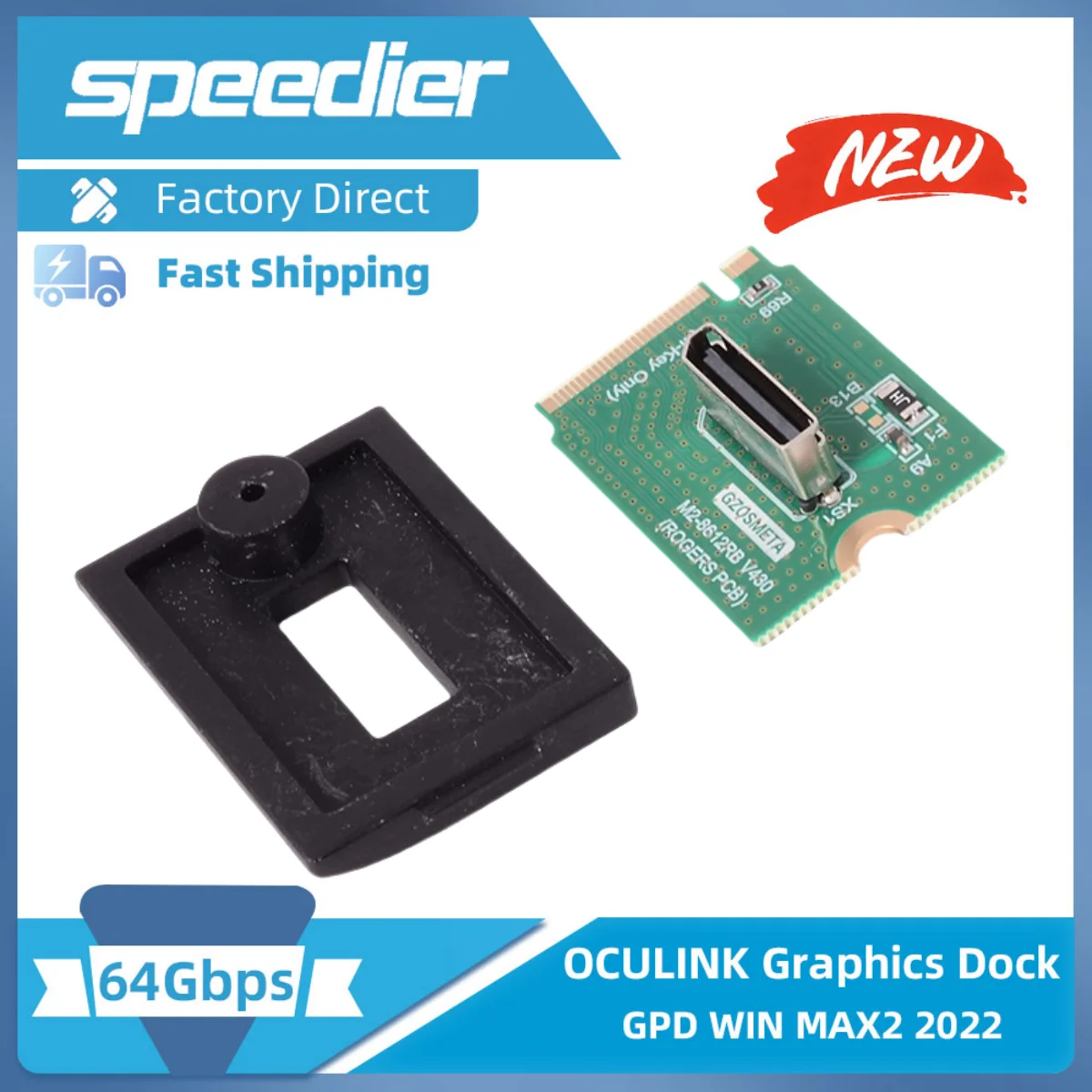2025 NEW Universe OCuLink Graphics Dock GPD Kit M2 To OCuLink Full Speed 64Gbps