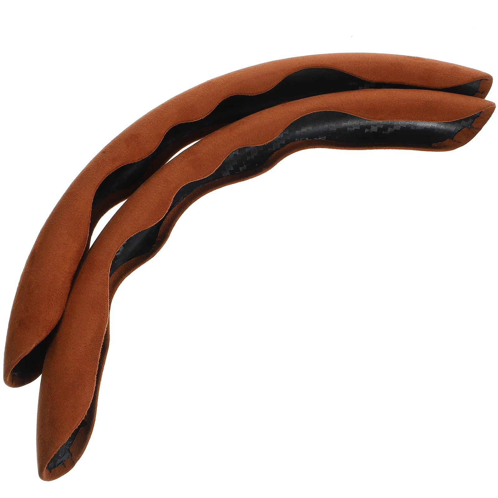 

Steering Wheel Cover Ultra Thin Suede Anti Slip Brown Fits Most Cars Universal Protector Decorative Car Accessory Steering