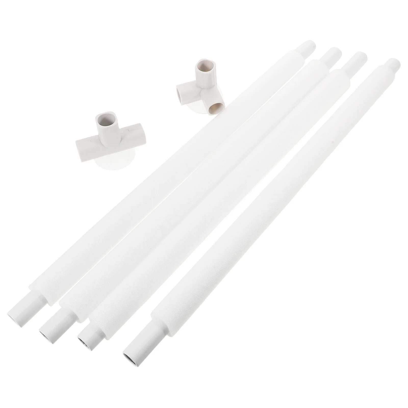 1 set 1 set tubo ferroviario di sicurezza per bambini spugna avvolta in acciaio inossidabile box asta di ricambio accessori per montaggio box infantile per