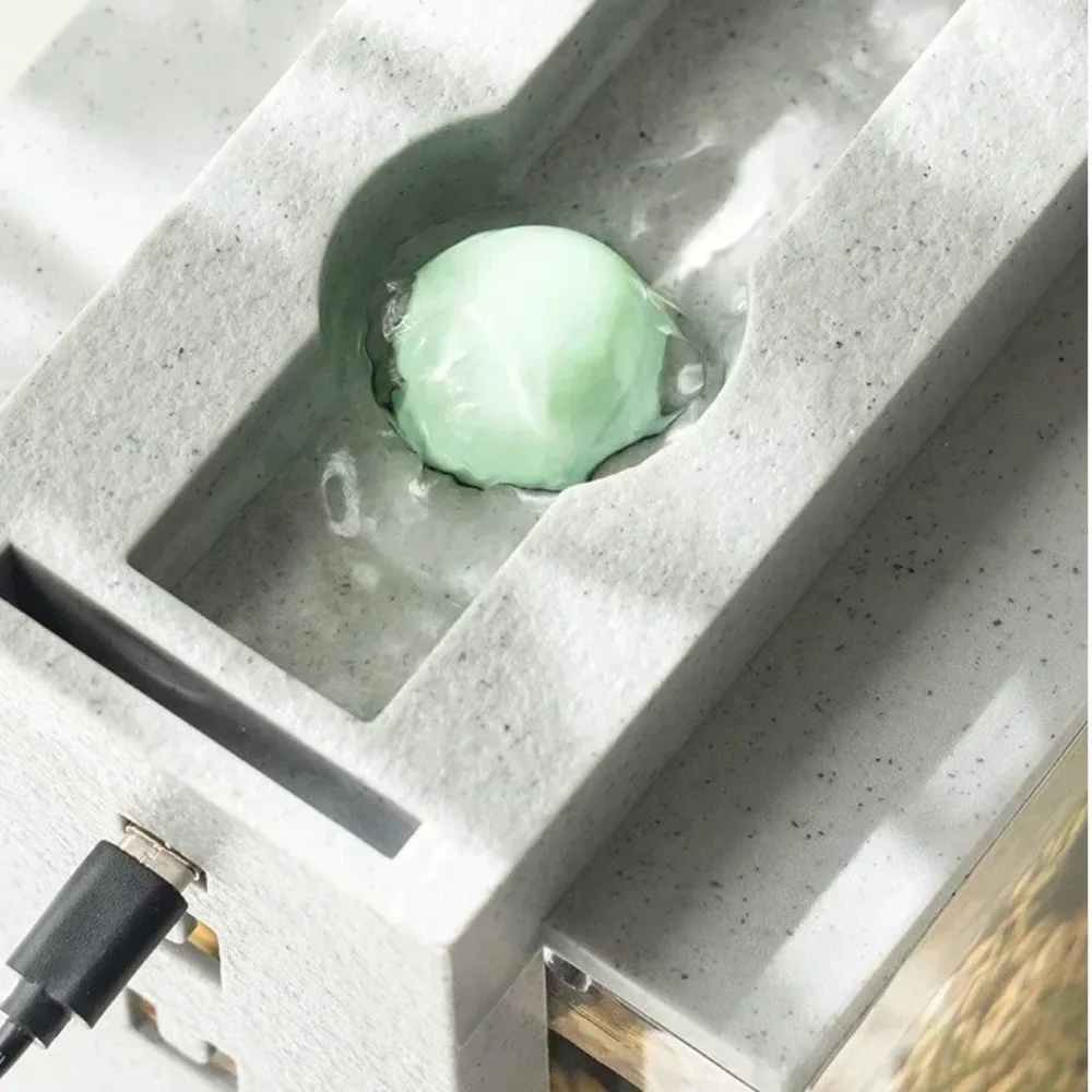 

Flowing Water Landscape Fish Tank Creative Silent Filter Desktop Fish Tank with Water Pump Light Home Ornaments