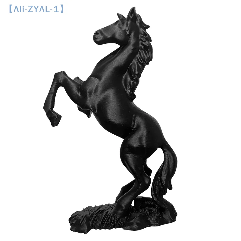 【ZYAL-1】 Estatua de caballo impresa en 3D, escultura de Pegaso, adorno del año del caballo, decoración de arte Animal moderno, símbolo de éxito para el hogar y la Oficina