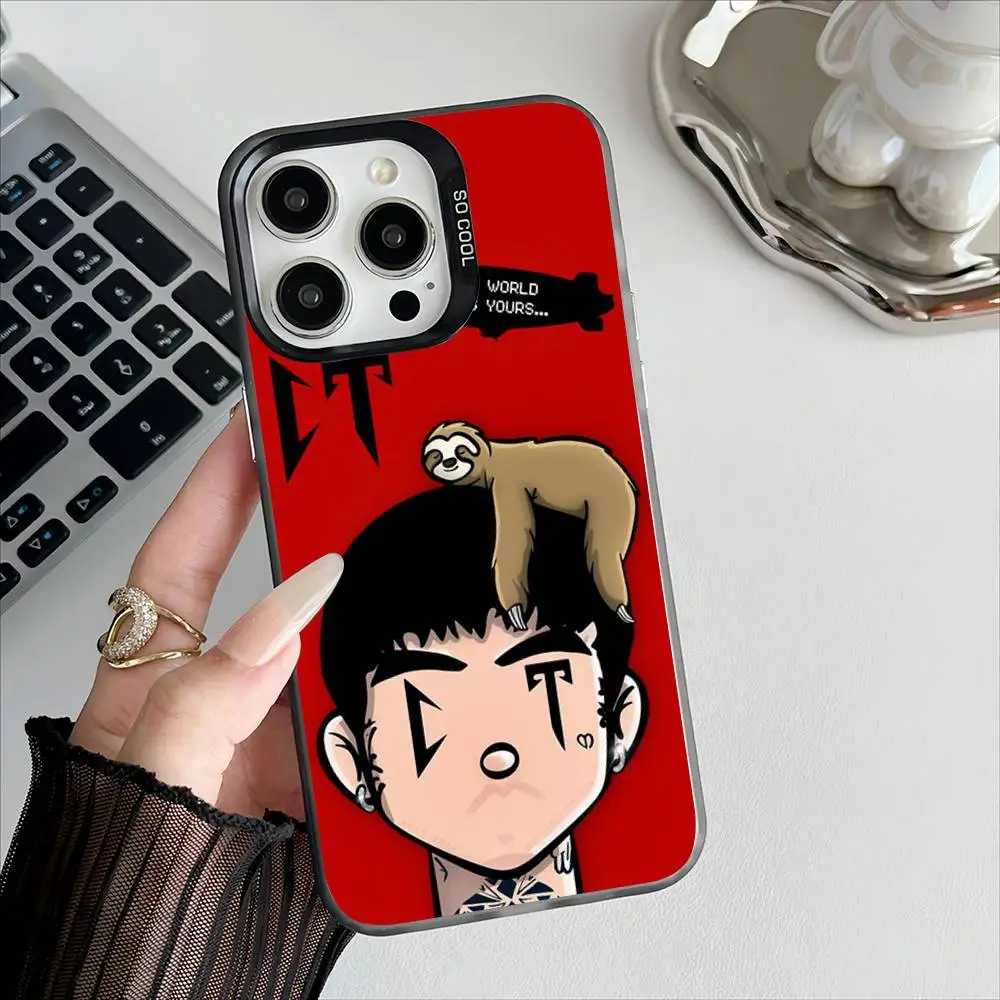 Raper n-natanael cano capa de telefone para apple 11 12 13 14 15 16pro max plus proteger chapeamento capa de telefone