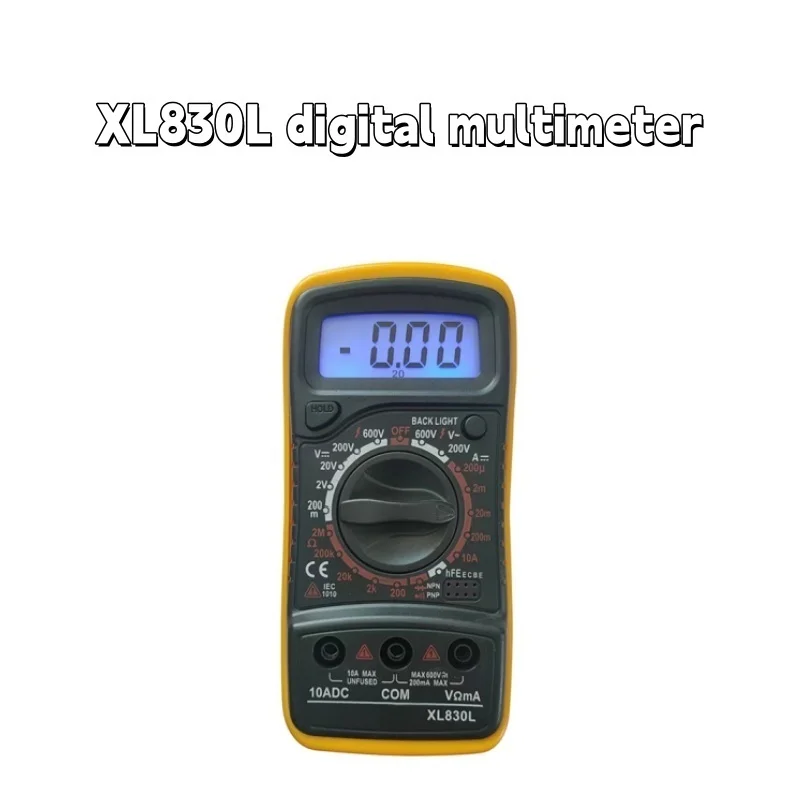 XL830L Digital Multimeter Multifunctional High Precision Digital Display Electrician Resistance Voltage Meter Combination