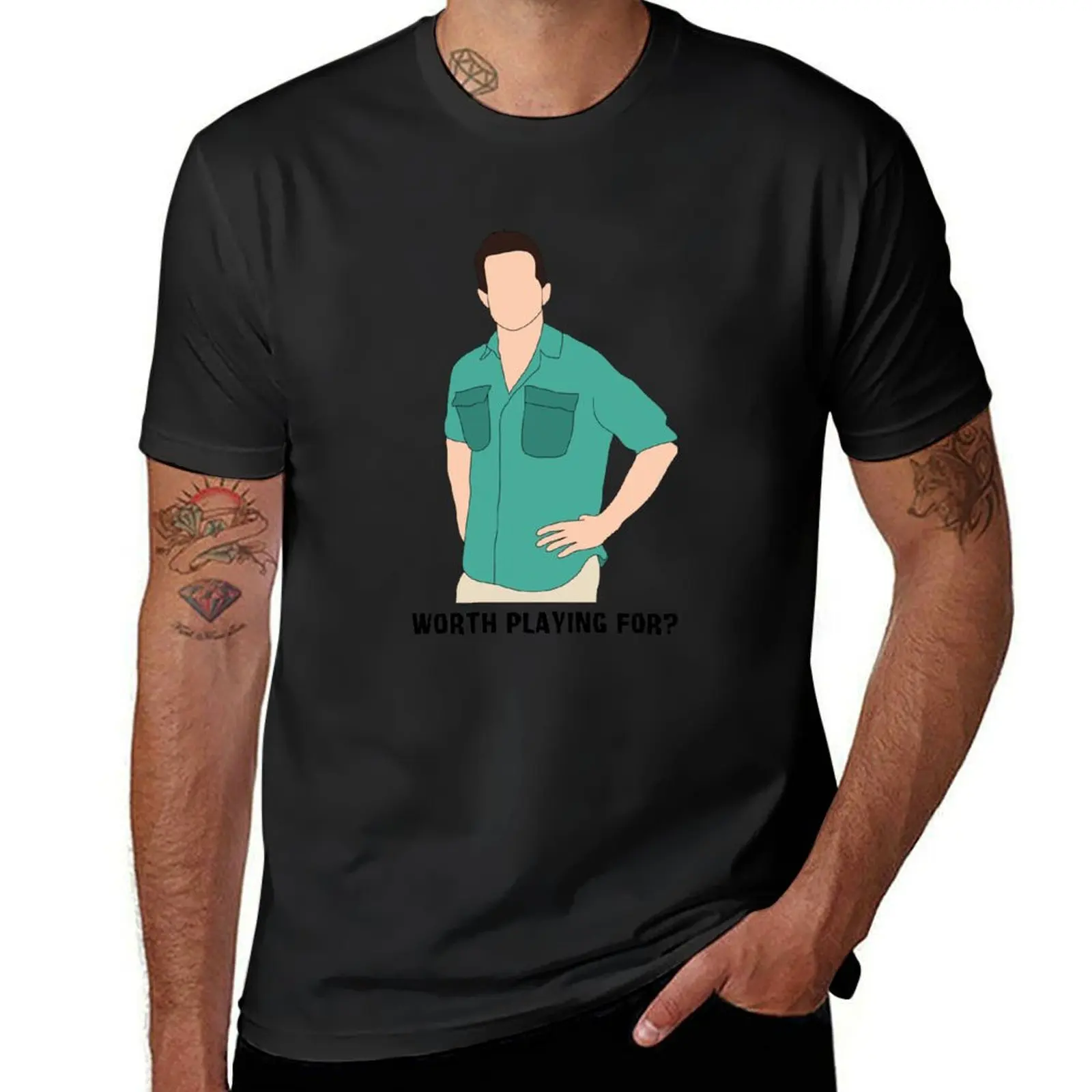 

Worth Playing For T-Shirt anime shirt plain quick drying tees oversized t shirts for men