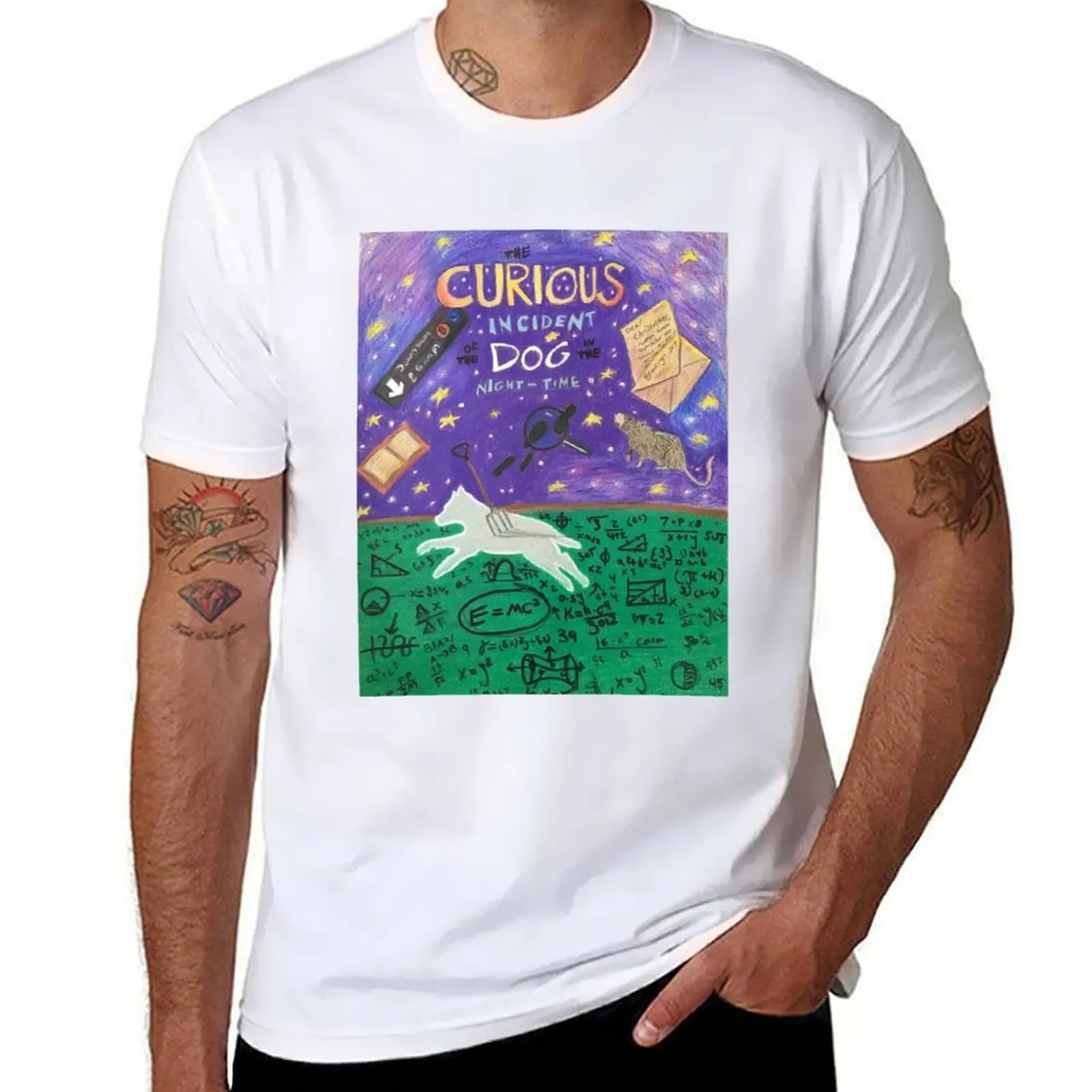 

The Curious Incident Of the Dog In the Night-time T-Shirt men t shirt cotton 100% mens graphic t shirts T-Shirt