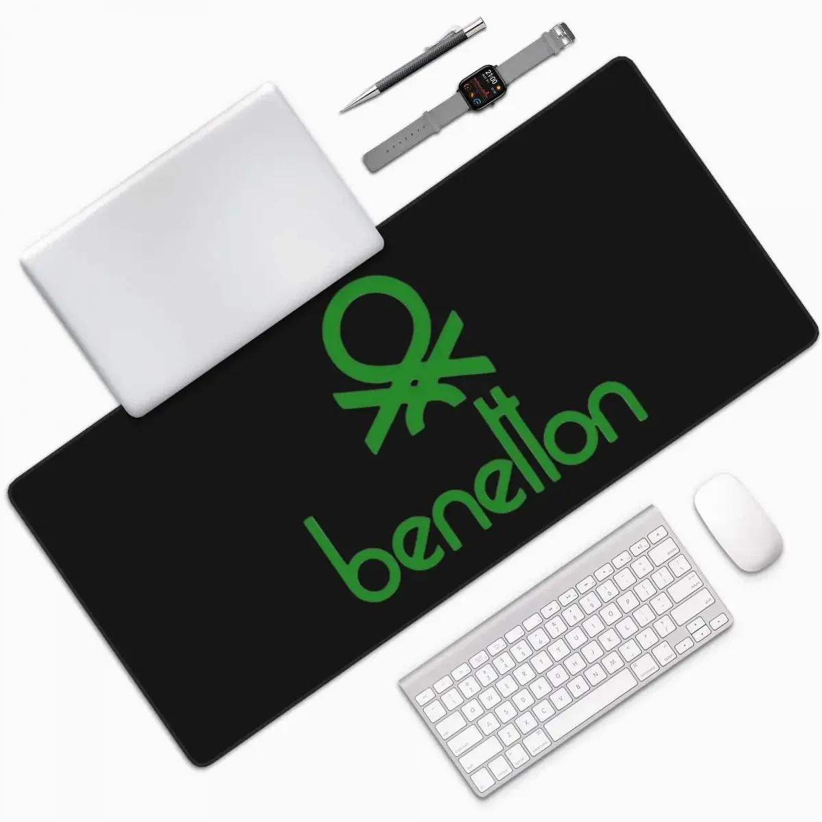 Cores unidas de benetton grande mouse pad teclado do computador mouse tapete gamer pc portátil tapete de mesa acessórios de escritório tapetes de mesa