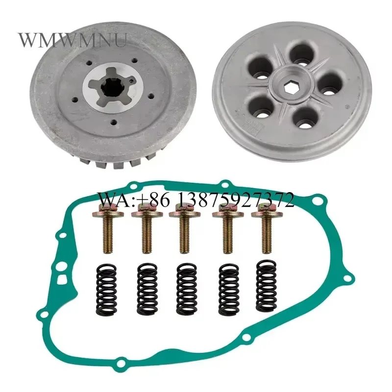 Wmwmnu For Blaster YFS200 1988-2006 ATV Clutch Center Hub Inner Outer Pressure Plate Gasket Kit Springs Parts