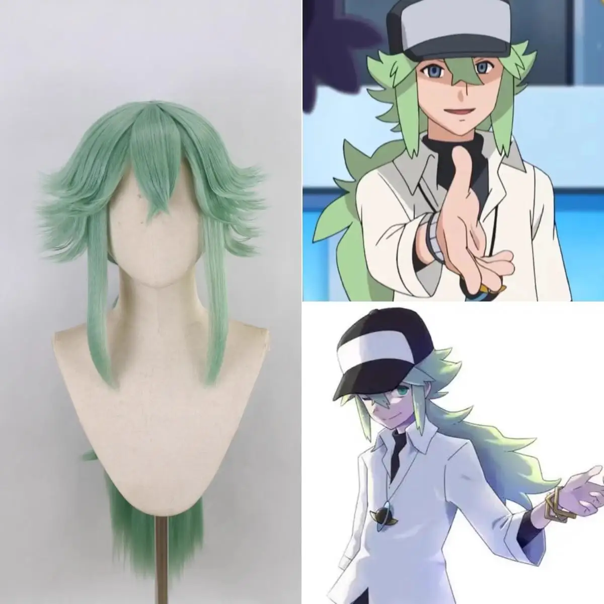 Handmade Cosplay Wigs for Pokémon Sword and Shield Marnie