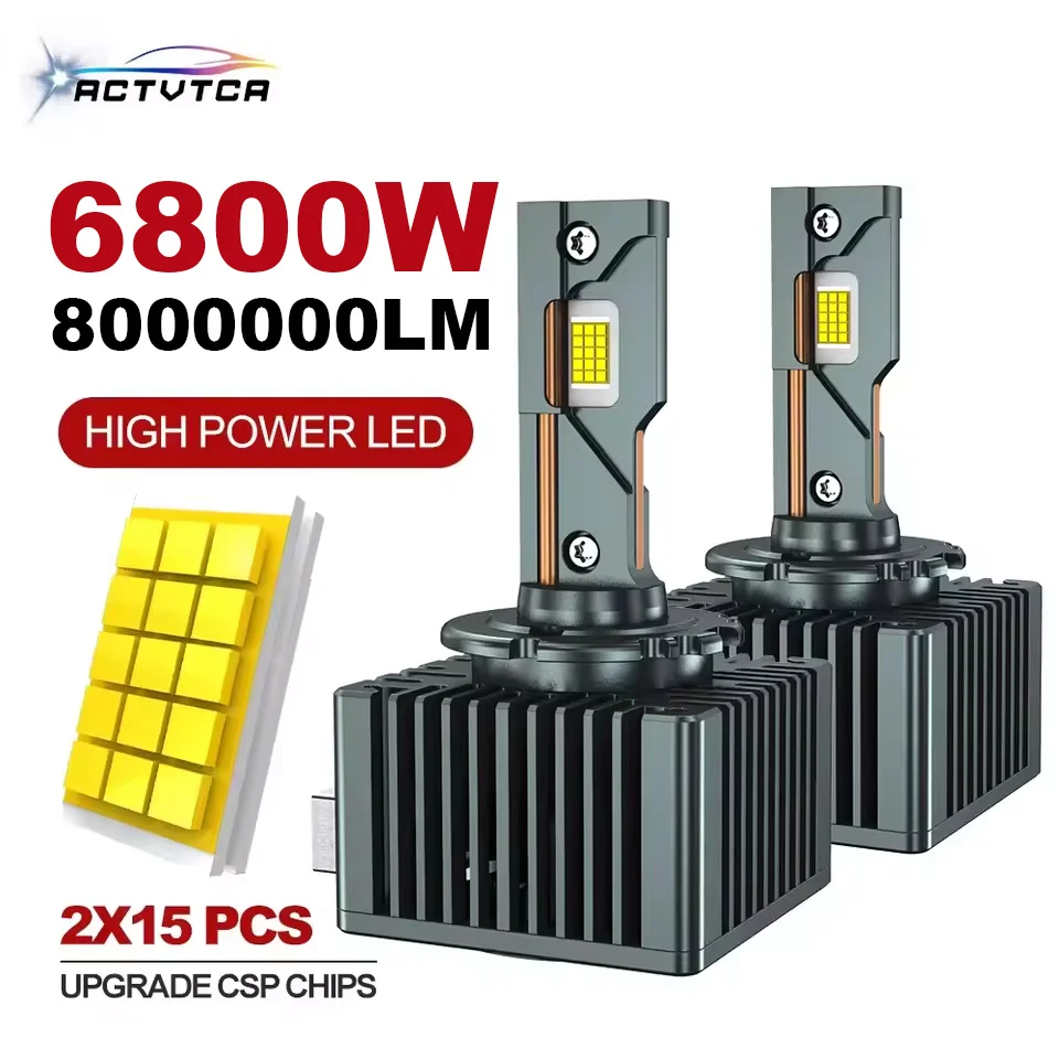 

D Series D1S D3S Led Headlight Bulbs 12V 24V Canbus No Error D1R D3R D4S D5S D2S Led Lights D4R D2R Car Lamp Auto Lights 6000K