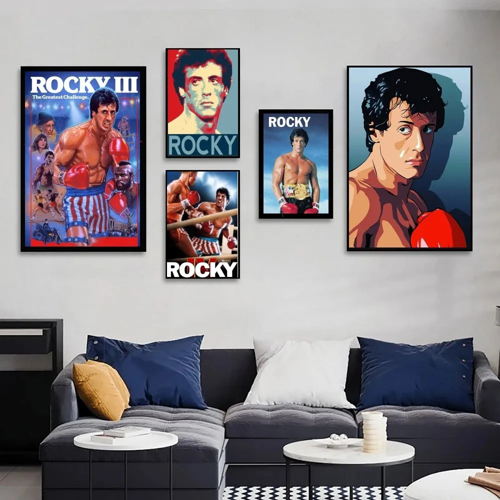 1pc Rocky Balboa Poster Poster Art Print Bar Living Room Furniture Decor