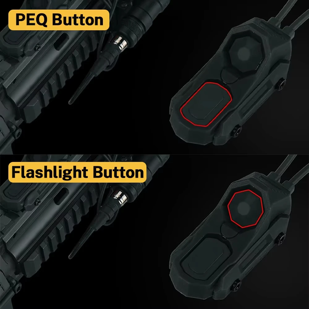 Interruptor remoto táctico doble función para PEQ-15 NGAL y linterna - imagen 4