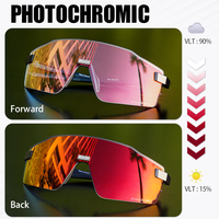 SCVCN Photochromic Cycling Glasses Fashion Outdoor Sports Bicycle Sunglasses Men MTB Cycling Sunglasses Women Road Bike Glassses