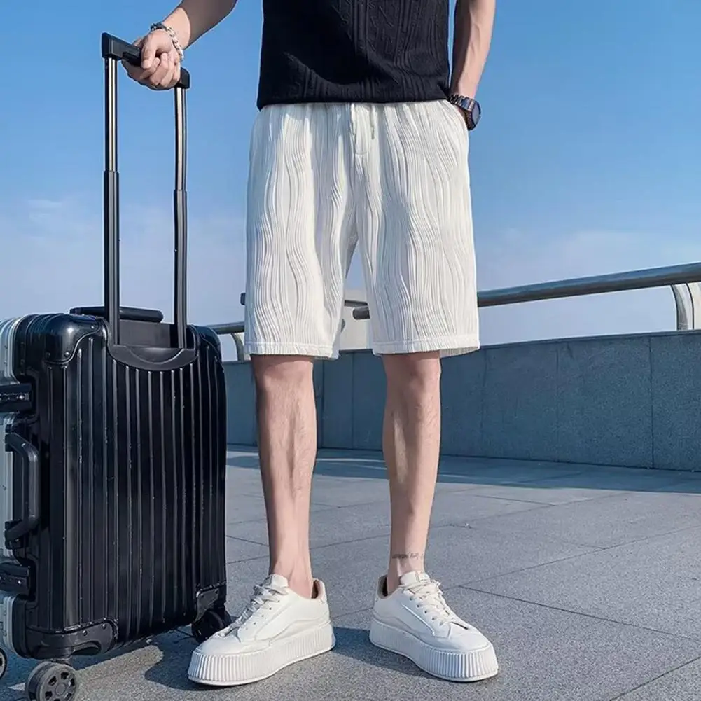 

Men Athletic Shorts Summer Sports Shorts Men's Athletic Shorts with Elastic Waistband Drawstring Quick-drying Summer Fitness