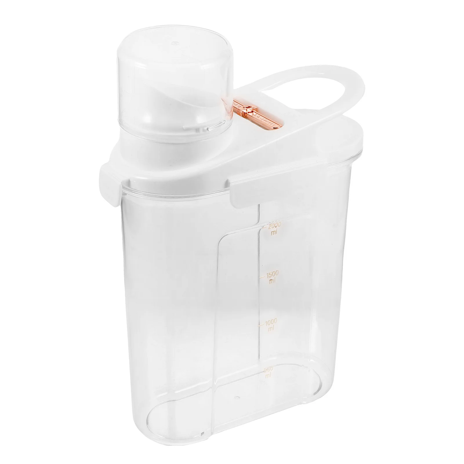 

Laundry Powder Storage Bottle Sturdy Practical Refillable Laundry Detergent Organizer for Home Hotel Restaurant