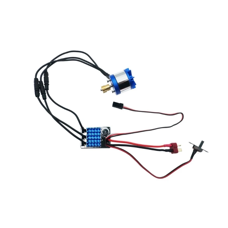 

2100KV Motor and ESC for MN128 Remote Control Car Upgrading Part Easy Install 15UB