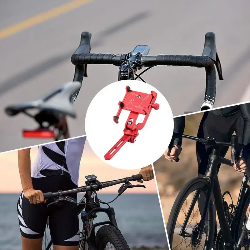 Держатель для телефона на руль мотоцикла, держатель для телефона на руль велосипеда, крепление для телефона на руль велосипеда из алюминиевого сплава