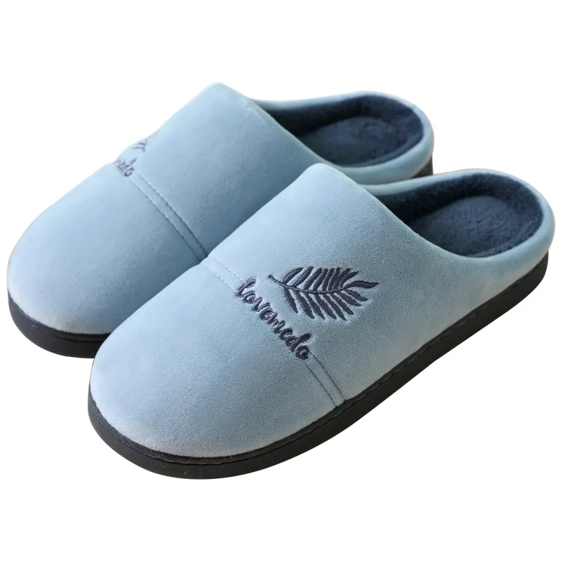 House Slippers for Men Plaid Warm Soft Comfortable Non Slip Living Room Shoes Sturdy Sole Big Size 44-45