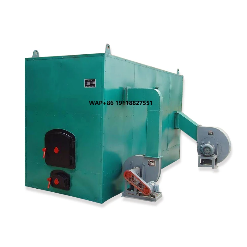 

Biomass Wood Pellet Fired Low Pressure Industrial Hot Air Heater with Vertical Boiler and 85% Efficiency