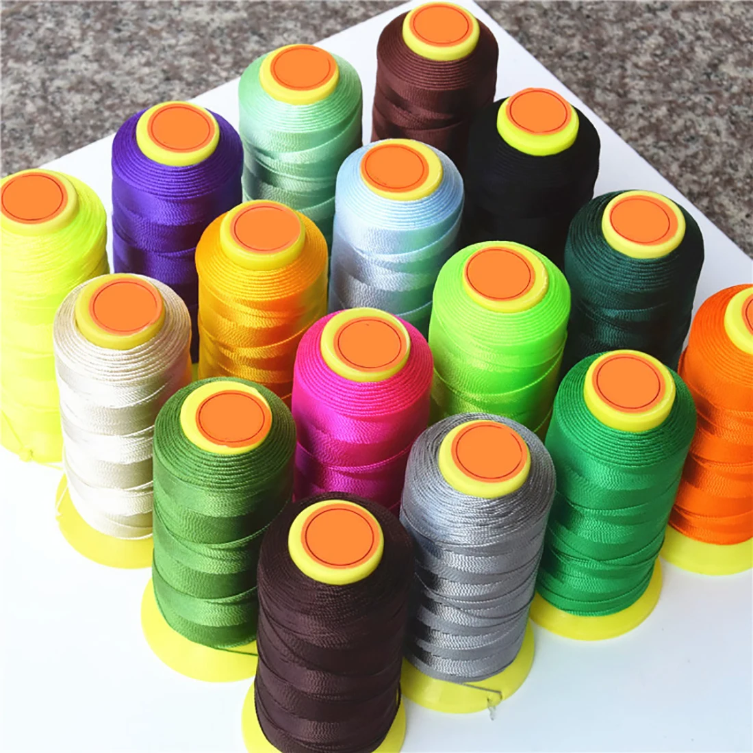 

1000m/Roll 0.2/0.4/0.6/0.8/1mm Embroidery Silk Thread Sewing Thread Wheel Sewing Supplies Braided Cord Jewelry DIY Making Beadin